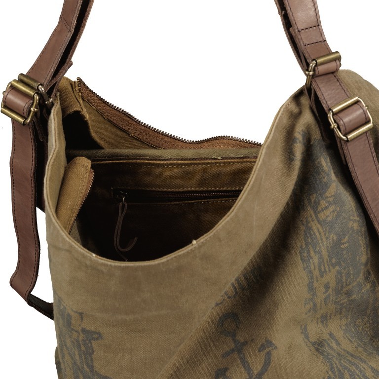 Rucksack / Beuteltasche Canvas Brook B3.8315 Oriental Mustard, Farbe: gelb, Marke: Harbour 2nd, EAN: 4046478056701, Bild 6 von 6