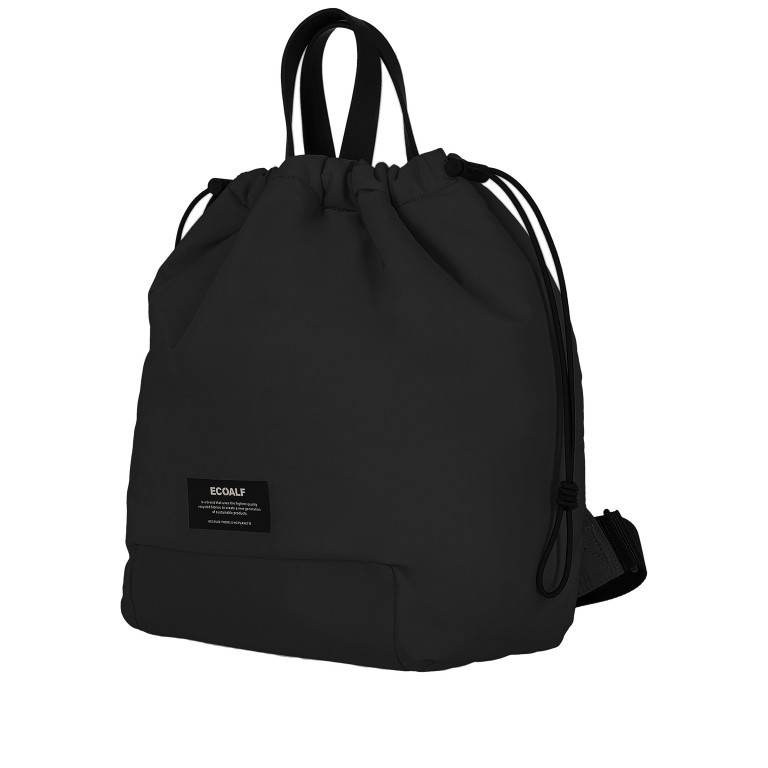Rucksack RufinAlf Puffy Bag Backpack Black, Farbe: schwarz, Marke: Ecoalf, EAN: 8445336146497, Abmessungen in cm: 30.5x37.5x15, Bild 2 von 4