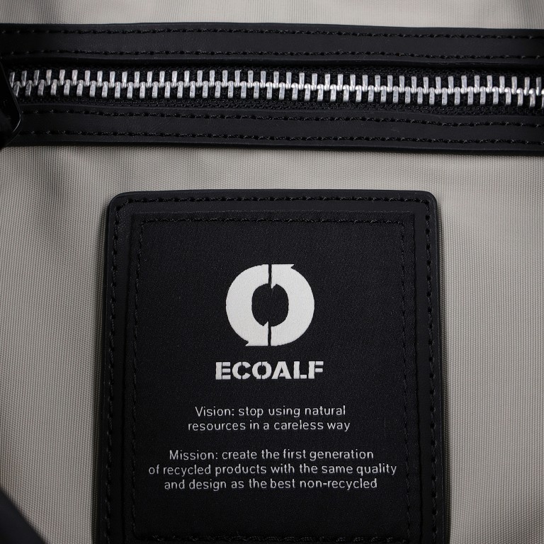 Tasche LupitAlf Bag with Message Black, Farbe: schwarz, Marke: Ecoalf, EAN: 8445336145872, Abmessungen in cm: 25x39x12, Bild 7 von 7