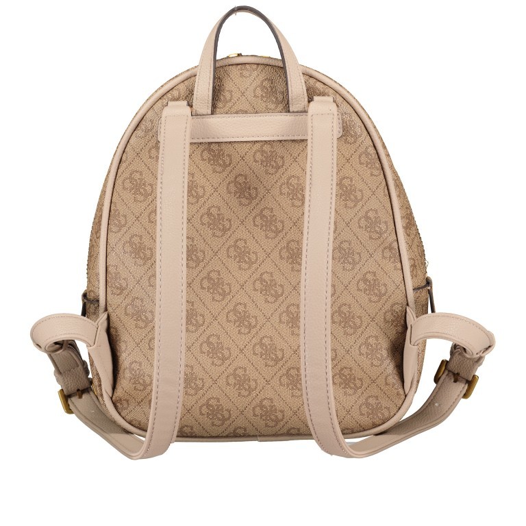 Rucksack Manhattan Latte Logo, Farbe: braun, Marke: Guess, EAN: 0190231484158, Abmessungen in cm: 22x28x10, Bild 4 von 6