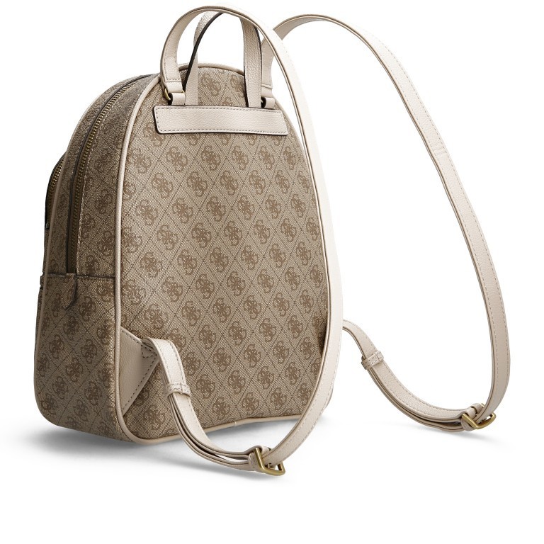 Rucksack Manhattan Latte Logo, Farbe: braun, Marke: Guess, EAN: 0190231484165, Abmessungen in cm: 28x33.5x12, Bild 2 von 3