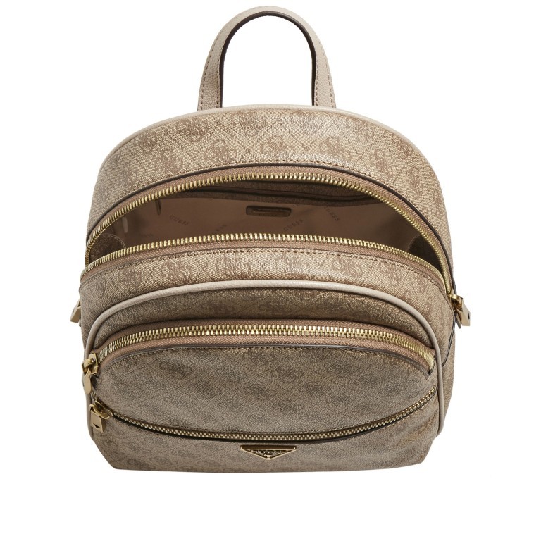 Rucksack Manhattan Latte Logo, Farbe: braun, Marke: Guess, EAN: 0190231484165, Abmessungen in cm: 28x33.5x12, Bild 3 von 3