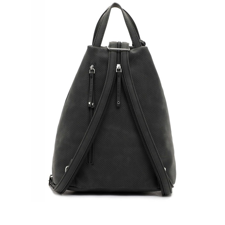 Rucksack Steffy 13516 Black, Farbe: schwarz, Marke: Suri Frey, EAN: 4056185174285, Abmessungen in cm: 30x32x18, Bild 3 von 7