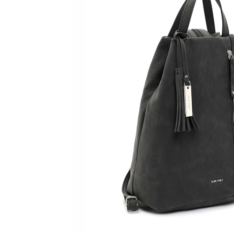 Rucksack Steffy 13516 Black, Farbe: schwarz, Marke: Suri Frey, EAN: 4056185174285, Abmessungen in cm: 30x32x18, Bild 7 von 7