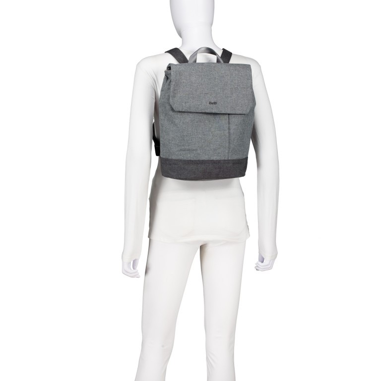 Rucksack Benno BE130 mit Laptopfach 13 Zoll Ocean, Farbe: grün/oliv, Marke: Zwei, EAN: 4250257931862, Abmessungen in cm: 28x35x11, Bild 5 von 6