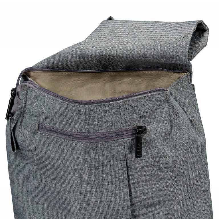 Rucksack Benno BE130 mit Laptopfach 13 Zoll Ocean, Farbe: grün/oliv, Marke: Zwei, EAN: 4250257931862, Abmessungen in cm: 28x35x11, Bild 6 von 6