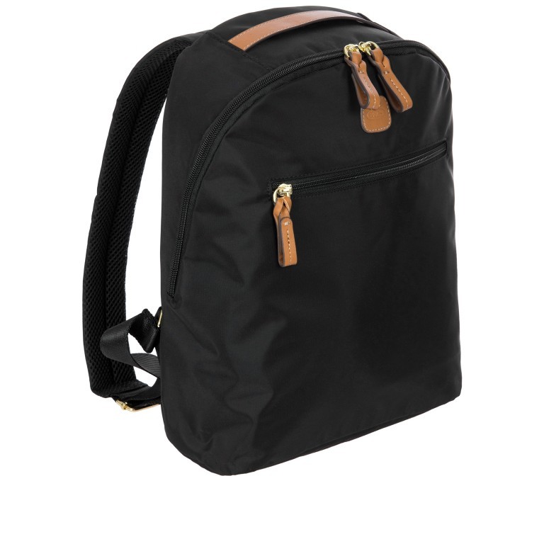 Rucksack X-BAG & X-Travel, Farbe: schwarz, blau/petrol, braun, grün/oliv, Marke: Brics, Abmessungen in cm: 30x33x12, Bild 2 von 7