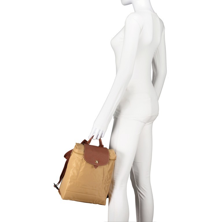 Rucksack Le Pliage Grenadine, Farbe: orange, Marke: Longchamp, EAN: 3597922383214, Abmessungen in cm: 26x28x10, Bild 4 von 6