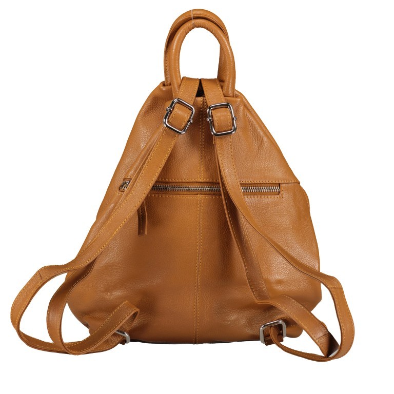 Rucksack Infinity Eva Curry, Farbe: gelb, Marke: Hausfelder Manufaktur, EAN: 4065646010680, Abmessungen in cm: 22.5x28x11, Bild 3 von 6