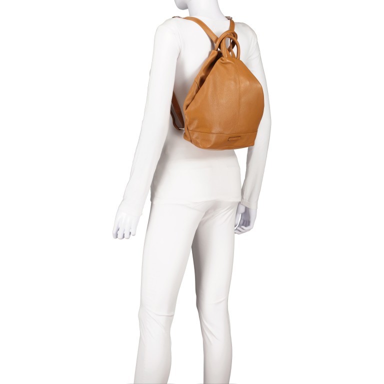 Rucksack Infinity Eva Curry, Farbe: gelb, Marke: Hausfelder Manufaktur, EAN: 4065646010680, Abmessungen in cm: 22.5x28x11, Bild 5 von 6