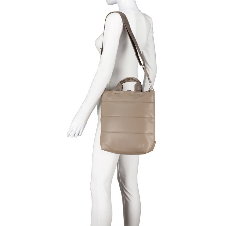 Rucksack / Umhängetasche Kaarina Xchange Bag XS Khaki, Farbe: taupe/khaki, Marke: Jost, EAN: 4025307784237, Abmessungen in cm: 24x32x9, Bild 6 von 9