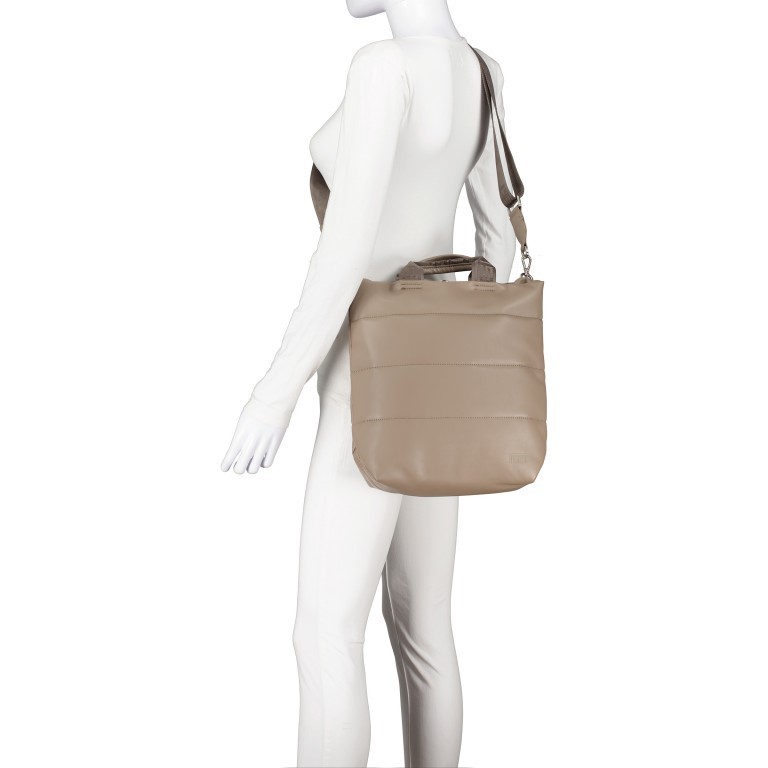 Rucksack / Umhängetasche Kaarina Xchange Bag XS Khaki, Farbe: taupe/khaki, Marke: Jost, EAN: 4025307784237, Abmessungen in cm: 24x32x9, Bild 7 von 9