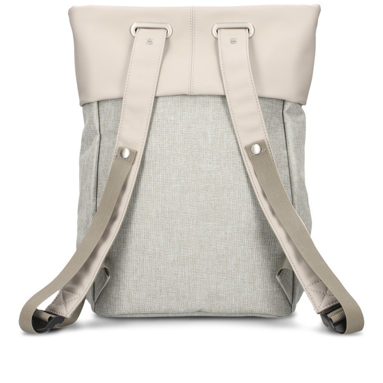 Rucksack / Umhängetasche Kim KIR120 mit Laptopfach 13 Zoll Sand, Farbe: beige, Marke: Zwei, EAN: 4250257929616, Abmessungen in cm: 32x38x13, Bild 3 von 7