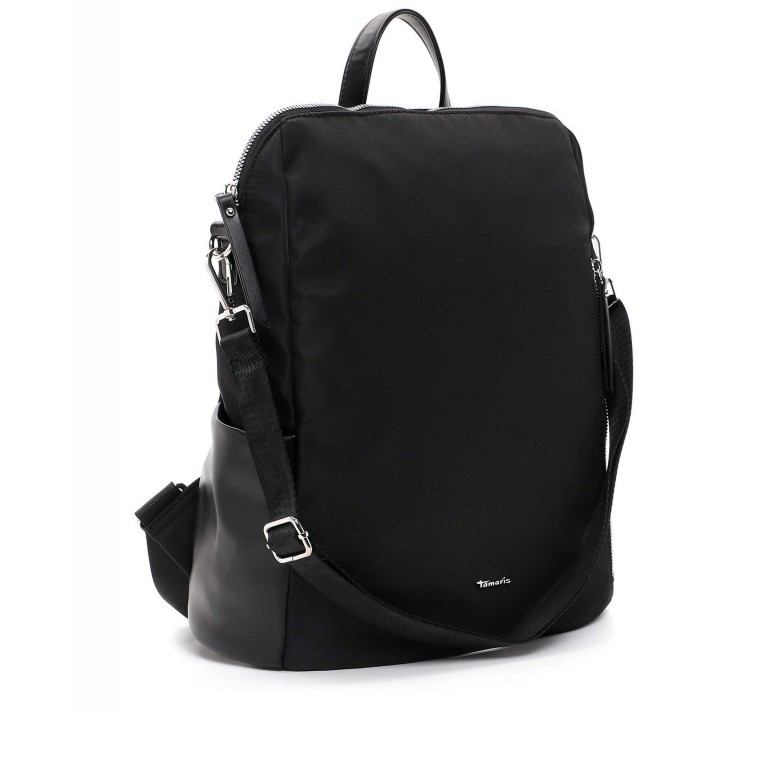 Rucksack Larissa Black, Farbe: schwarz, Marke: Tamaris, EAN: 4063512083189, Abmessungen in cm: 30x34x14, Bild 2 von 5