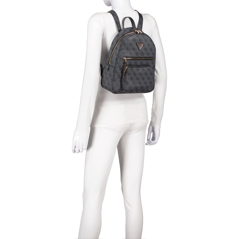 Rucksack Eco Elements Backpack 4g-logo Latte Logo, Farbe: beige, Marke: Guess, EAN: 0190231703693, Abmessungen in cm: 26x32x12, Bild 4 von 5