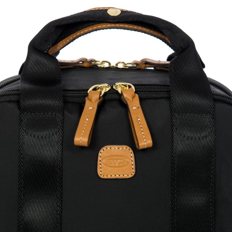 Rucksack X-BAG & X-Travel Urban Backpack Black, Farbe: schwarz, Marke: Brics, EAN: 8016623888071, Abmessungen in cm: 28x36x16, Bild 7 von 7
