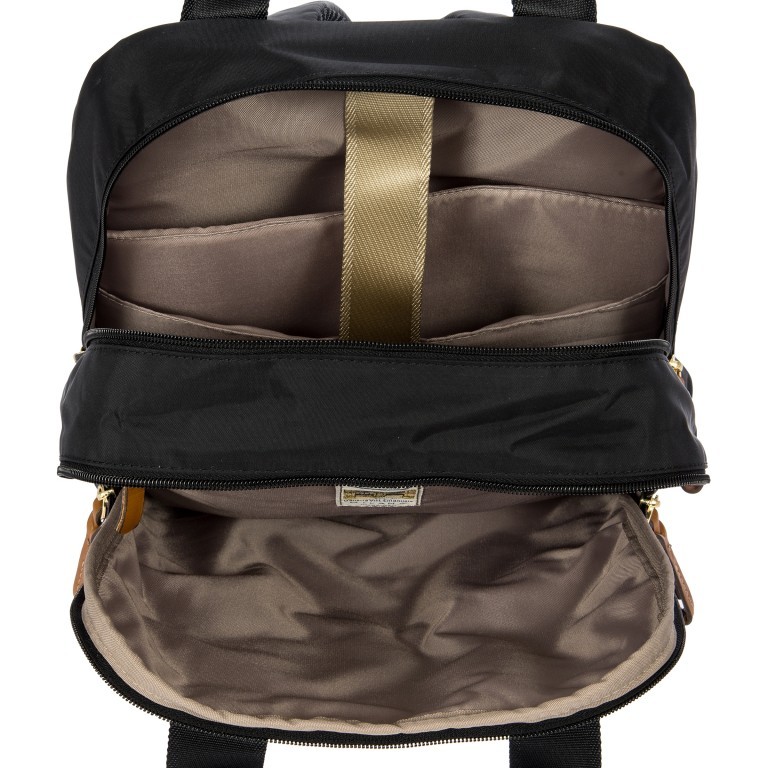 Rucksack X-BAG & X-Travel Urban Backpack Black, Farbe: schwarz, Marke: Brics, EAN: 8016623888071, Abmessungen in cm: 28x36x16, Bild 6 von 7