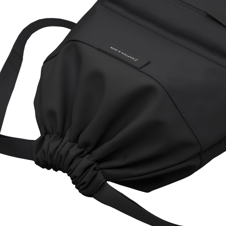 Rucksack / Sportbeutel Storberg All Black, Farbe: schwarz, Marke: Kapten & Son, EAN: 4251145237752, Abmessungen in cm: 33.5x45x5, Bild 5 von 5