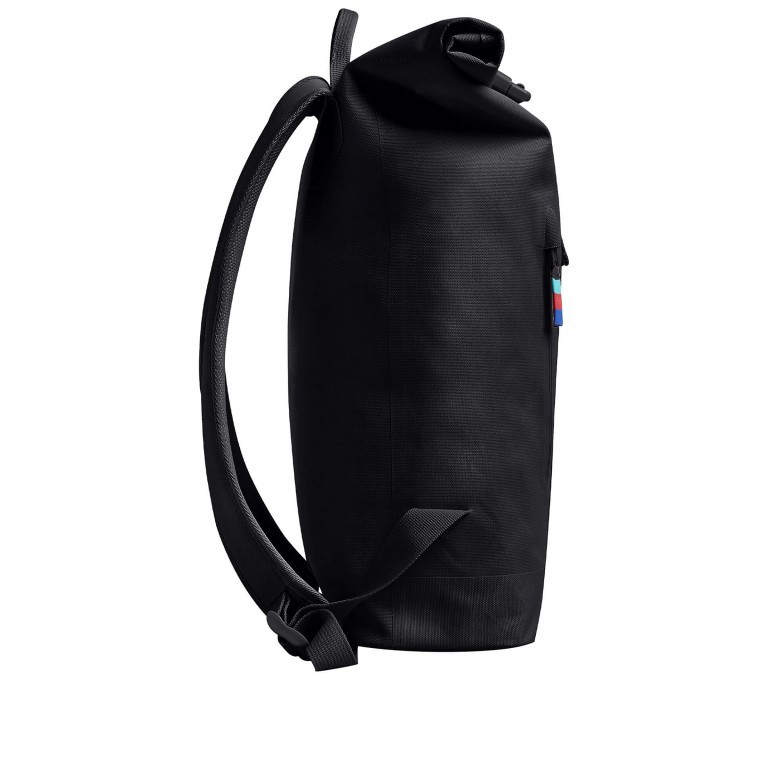 Rucksack Rolltop Small Black, Farbe: schwarz, Marke: Got Bag, EAN: 4260483884832, Abmessungen in cm: 24x40x12, Bild 4 von 10