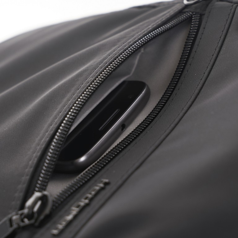 Rucksack Inner City Vogue S mit RFID-Schutz, Farbe: schwarz, blau/petrol, taupe/khaki, Marke: Hedgren, Abmessungen in cm: 23x30x8.5, Bild 6 von 8