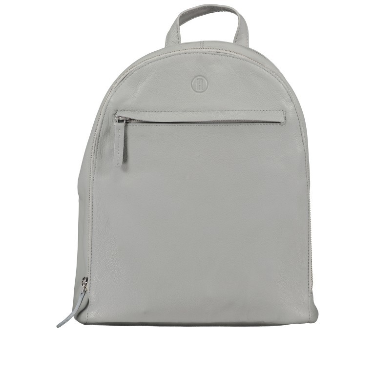 Rucksack Nappa, Farbe: schwarz, grau, Marke: Hausfelder Manufaktur, Abmessungen in cm: 26.5x35x10, Bild 1 von 6