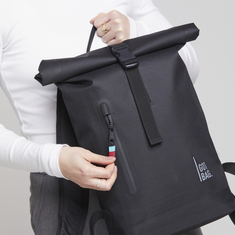 Rucksack Rolltop Small 2.0 Bass, Farbe: grün/oliv, Marke: Got Bag, EAN: 4260483886645, Abmessungen in cm: 24x40x12, Bild 8 von 9