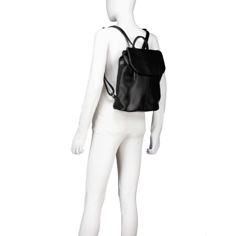 Rucksack Maya 1192 Navy, Farbe: blau/petrol, Marke: Flanigan, EAN: 4066727005212, Abmessungen in cm: 26.5x31.5x13.5, Bild 5 von 7