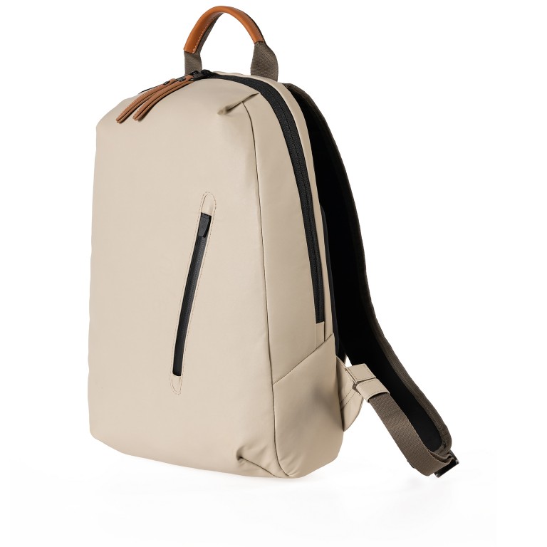 Rucksack Japan Re Kumotsu mit Notebookfach 11 Zoll, Farbe: schwarz, taupe/khaki, beige, Marke: Aunts & Uncles, Abmessungen in cm: 27x39x14, Bild 2 von 10