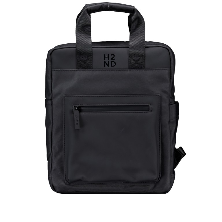 Rucksack City-Lights Hamburg L CL-12679, Farbe: anthrazit, blau/petrol, beige, Marke: Harbour 2nd, Abmessungen in cm: 26x30x12, Bild 1 von 6