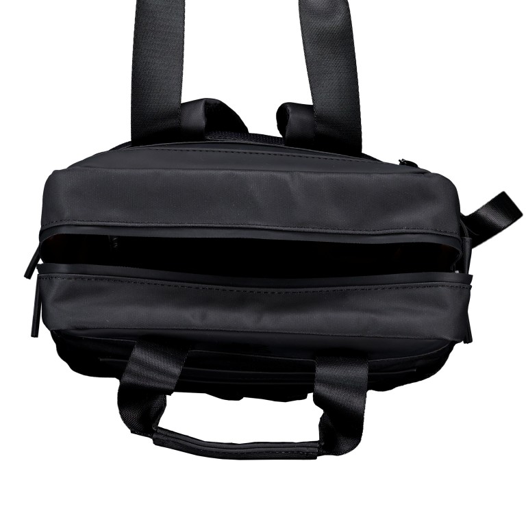 Rucksack City-Lights Hamburg L CL-12679, Farbe: anthrazit, blau/petrol, beige, Marke: Harbour 2nd, Abmessungen in cm: 26x30x12, Bild 6 von 6