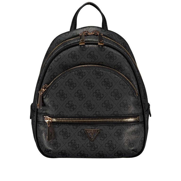 Rucksack Manhattan II 4G-Logo, Farbe: anthrazit, braun, Marke: Guess, Abmessungen in cm: 22x26x13, Bild 1 von 7