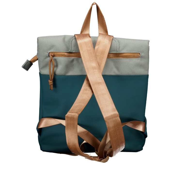 Rucksack Los Angeles FU51, Farbe: grau, blau/petrol, Marke: Blackbeat, Abmessungen in cm: 27x31.5x7.5, Bild 4 von 8