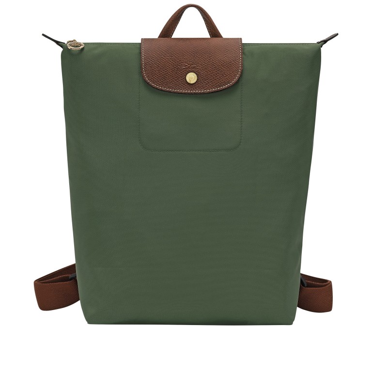 Rucksack Le Pliage 089-10284, Farbe: grün/oliv, Marke: Longchamp, Abmessungen in cm: 26x37x11, Bild 1 von 7