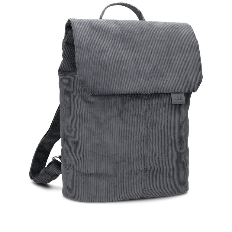 Rucksack Mademoiselle MR13 Cord, Farbe: grau, beige, Marke: Zwei, Abmessungen in cm: 28x35x11, Bild 2 von 7