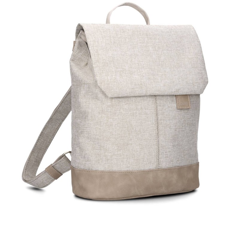 Rucksack Olli OR13, Farbe: grau, blau/petrol, beige, Marke: Zwei, Abmessungen in cm: 35x38x11, Bild 2 von 6