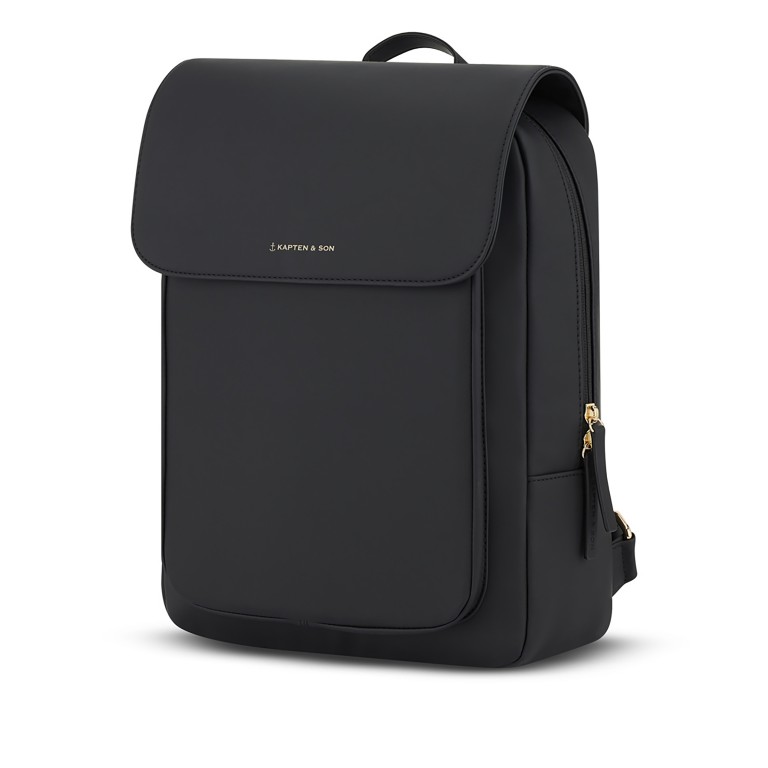 Rucksack Tromso 2.0, Farbe: schwarz, beige, Marke: Kapten & Son, Abmessungen in cm: 29x36x12, Bild 2 von 12