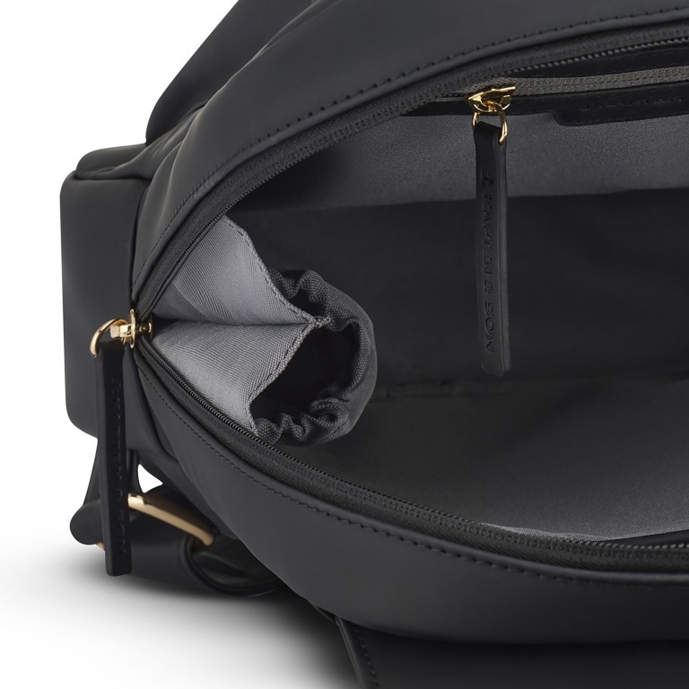 Rucksack Tromso Small 2.0, Farbe: schwarz, beige, Marke: Kapten & Son, Abmessungen in cm: 26x31x9.5, Bild 9 von 13