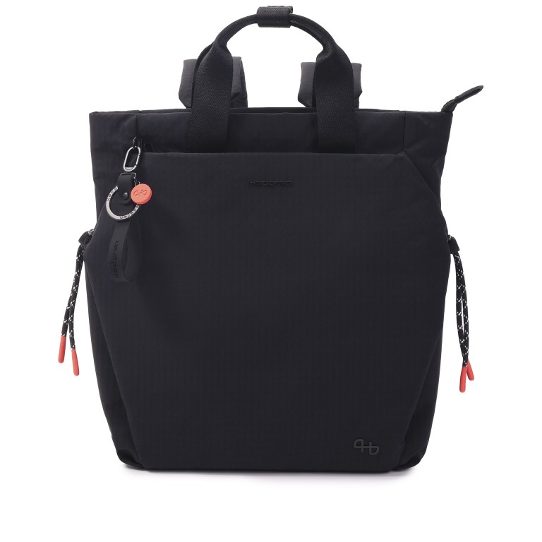 Rucksack String Norio, Farbe: schwarz, grün/oliv, weiß, Marke: Hedgren, Abmessungen in cm: 25x31x9, Bild 1 von 9