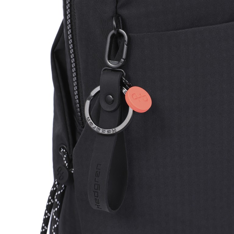 Rucksack String Akira mit Laptopfach 14 Zoll, Farbe: schwarz, grün/oliv, weiß, Marke: Hedgren, Abmessungen in cm: 29x38x13, Bild 7 von 8