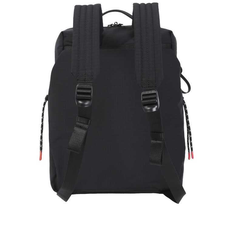 Rucksack String Akira mit Laptopfach 14 Zoll, Farbe: schwarz, grün/oliv, weiß, Marke: Hedgren, Abmessungen in cm: 29x38x13, Bild 4 von 8
