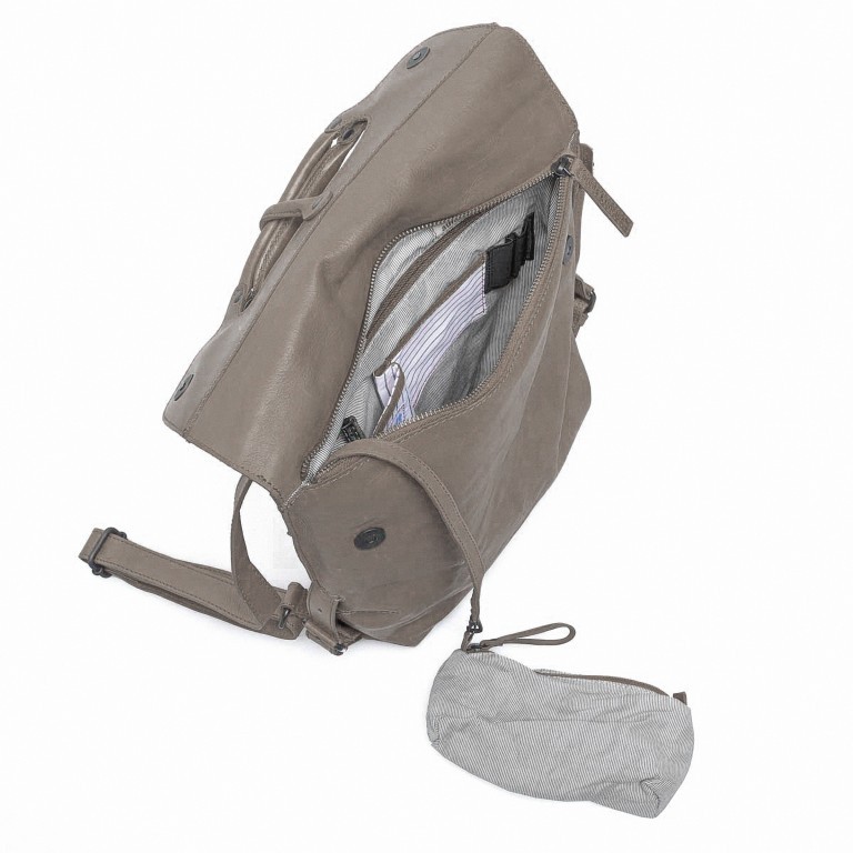 Rucksack Grandma's Luxury Club Mrs. Mince Pie Tarmac, Farbe: grün/oliv, Marke: Aunts & Uncles, EAN: 4250394980327, Abmessungen in cm: 29x29x9, Bild 7 von 7