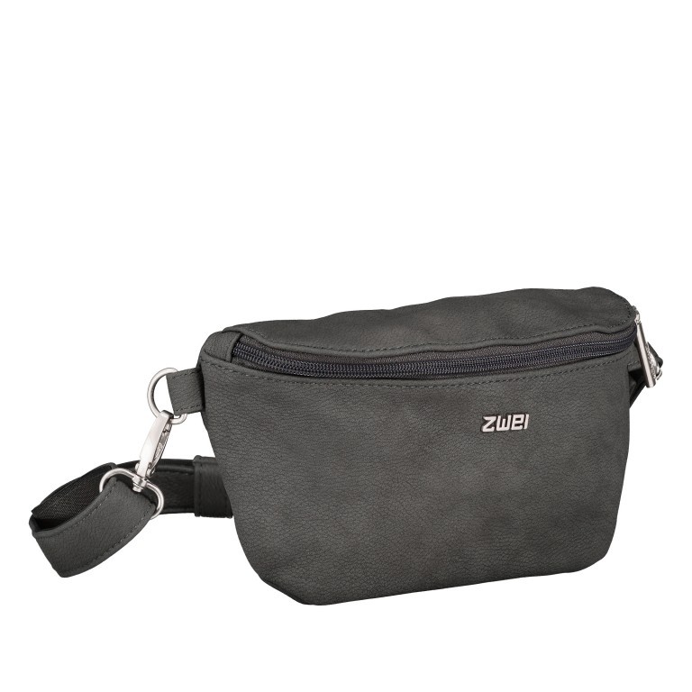 Gürteltasche Mademoiselle MH4 Canvas Graphit, Farbe: anthrazit, Marke: Zwei, EAN: 4250257920514, Abmessungen in cm: 25x14x6, Bild 2 von 7