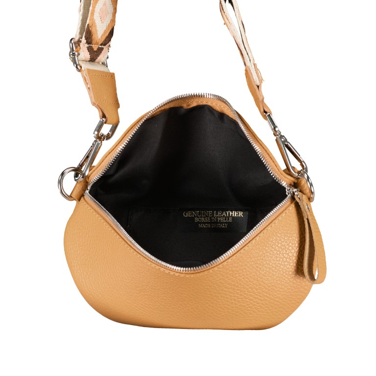 Gürteltasche mit Webriemen Hellgrau, Farbe: grau, Marke: Hausfelder Manufaktur, EAN: 4065646009998, Bild 6 von 6