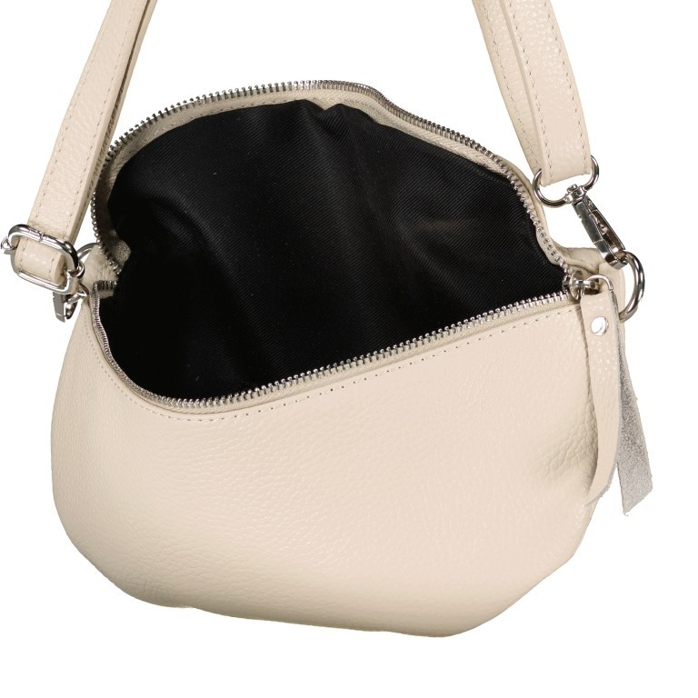 Gürteltasche Silberbeschlag Beige, Farbe: beige, Marke: Hausfelder Manufaktur, EAN: 4065646016675, Abmessungen in cm: 27x15x8, Bild 6 von 6