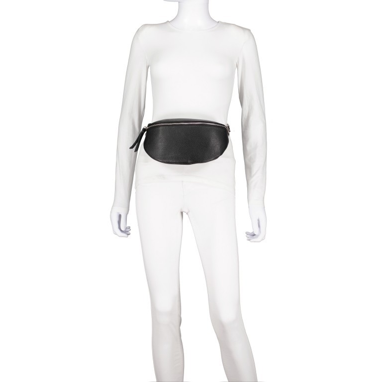 Gürteltasche Silberbeschlag, Marke: Hausfelder Manufaktur, Abmessungen in cm: 27x15x8, Bild 4 von 6