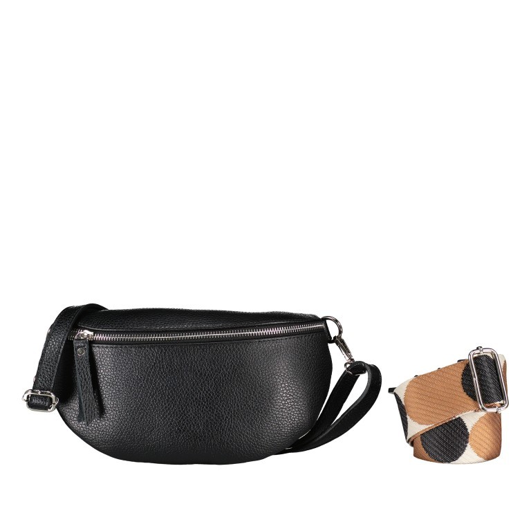 Gürteltasche Silberbeschlag, Marke: Hausfelder Manufaktur, Abmessungen in cm: 27x15x8, Bild 1 von 6