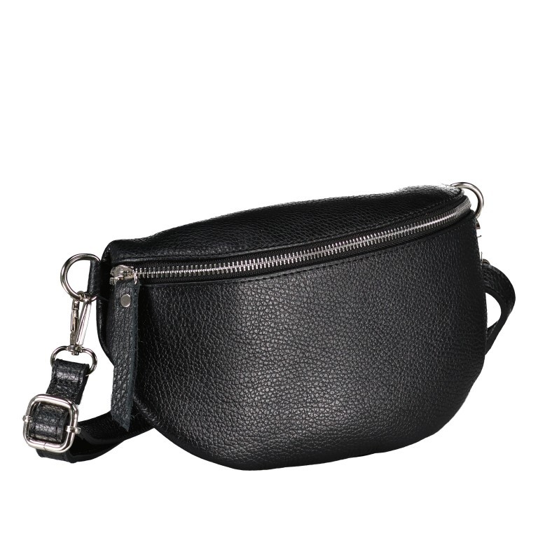 Gürteltasche Silberbeschlag, Marke: Hausfelder Manufaktur, Abmessungen in cm: 27x15x8, Bild 2 von 6