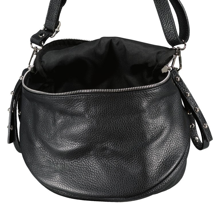 Gürteltasche Silberbeschlag Camel, Farbe: cognac, Marke: Hausfelder Manufaktur, EAN: 4065646014046, Abmessungen in cm: 22x19x9, Bild 6 von 6