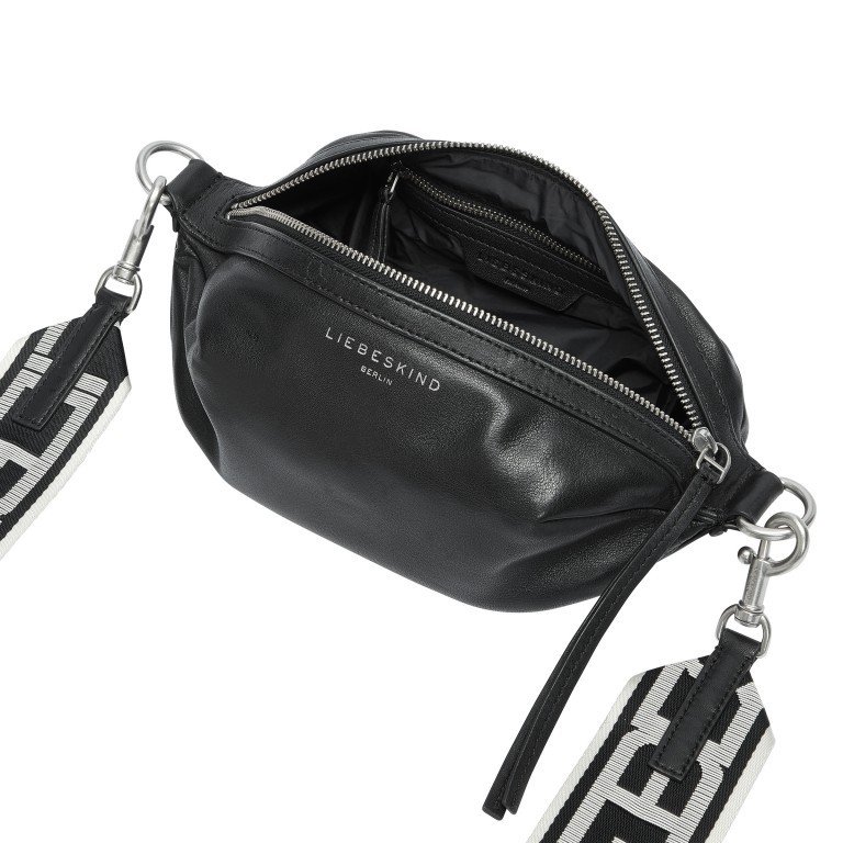 Gürteltasche / Umhängetasche Scarlet Belt Bag M Black, Farbe: schwarz, Marke: Liebeskind Berlin, EAN: 4099593111466, Abmessungen in cm: 32x13x8, Bild 4 von 5