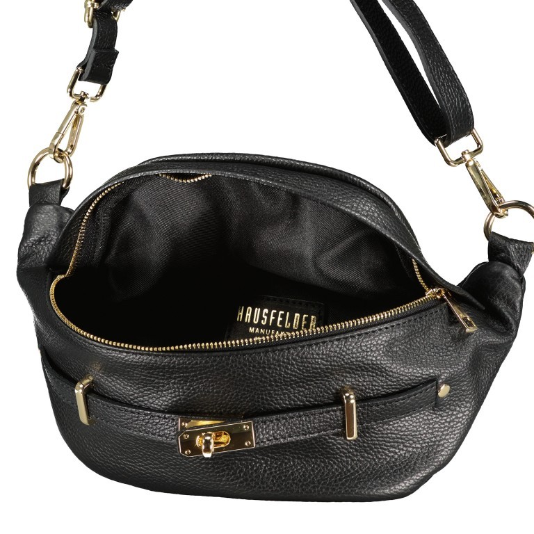 Gürteltasche Goldbeschlag Taupe, Farbe: taupe/khaki, Marke: Hausfelder Manufaktur, EAN: 4065646018235, Abmessungen in cm: 36x16.5x11, Bild 6 von 6